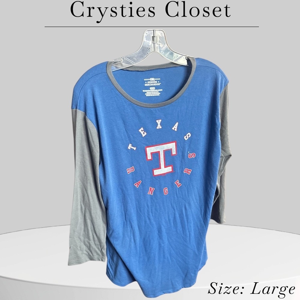 Womens MLB genuine merchandises size large, Texas rangers